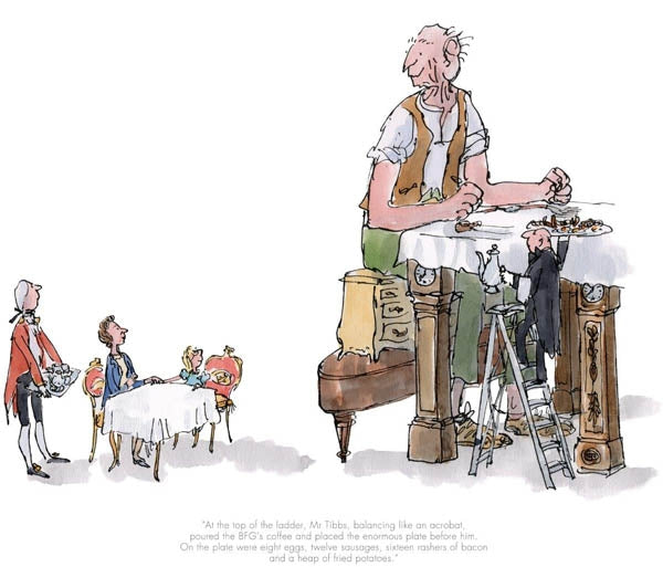 Roald Dahl BFG Had Breakfast With The Queen