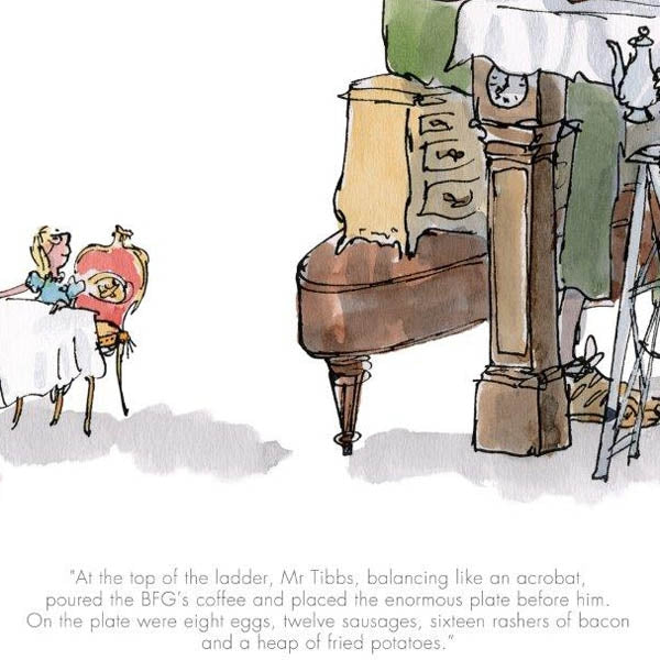 Roald Dahl BFG Had Breakfast With The Queen