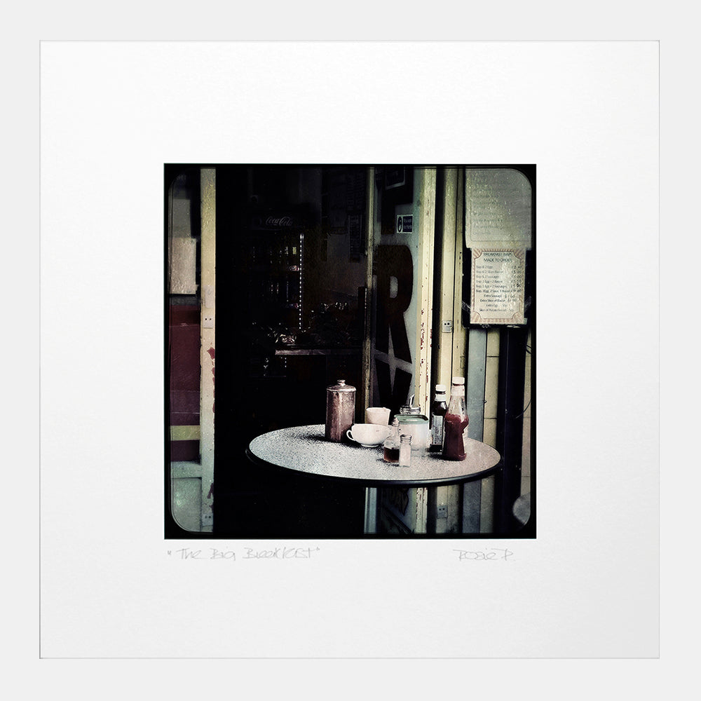 Belfast - The Big Breakfast White Frame (No Mount)