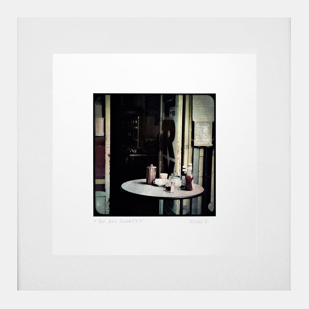 Belfast - The Big Breakfast White Frame (With Mount)