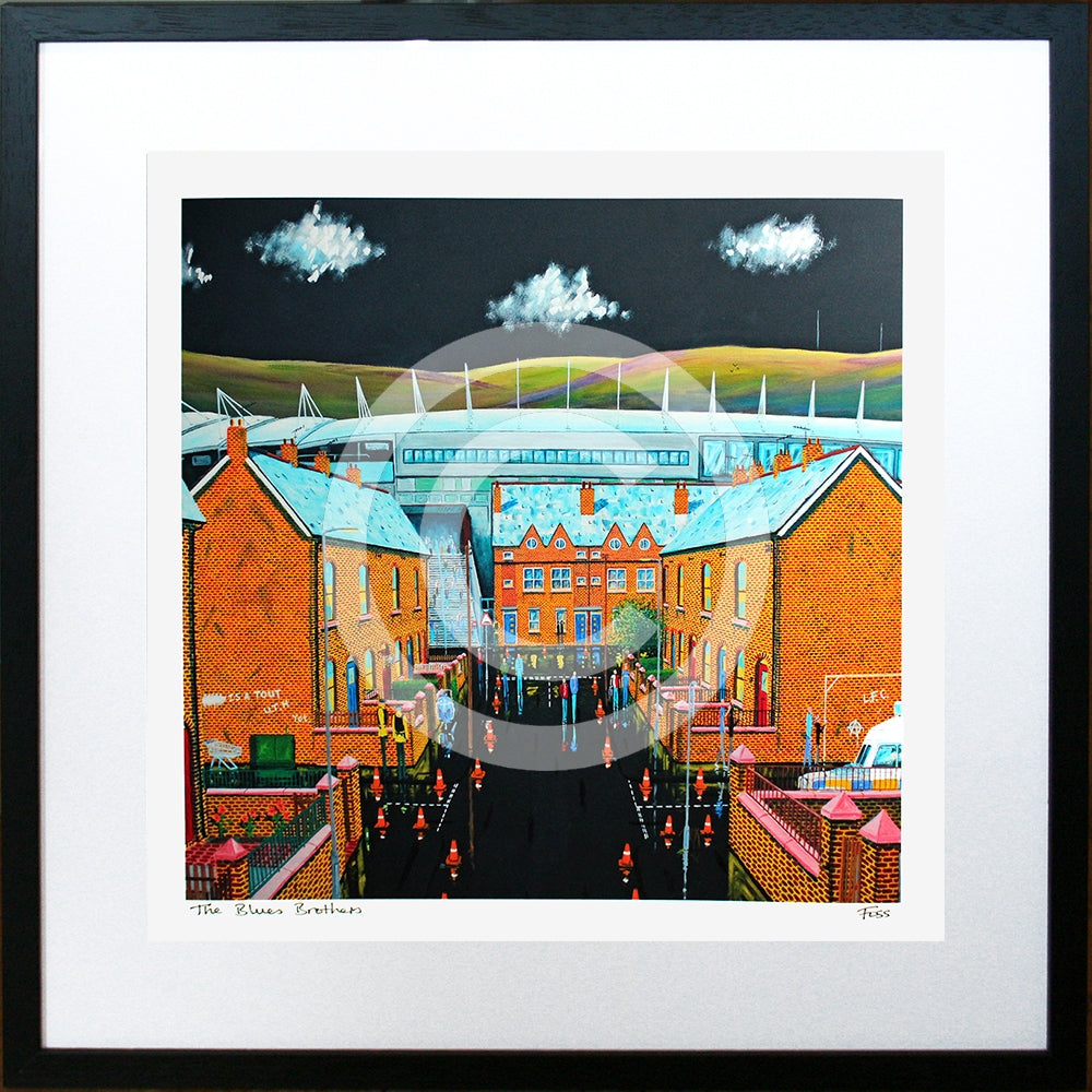 Print - The Blues Brothers-40 x 40-Black Box Frame