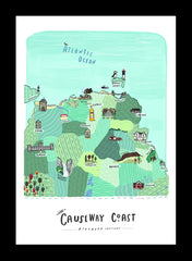 Places - The Causeway Coast - Black Frame