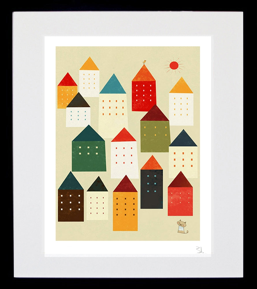 The City Maze Black Frame