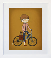 The Commuter White Frame