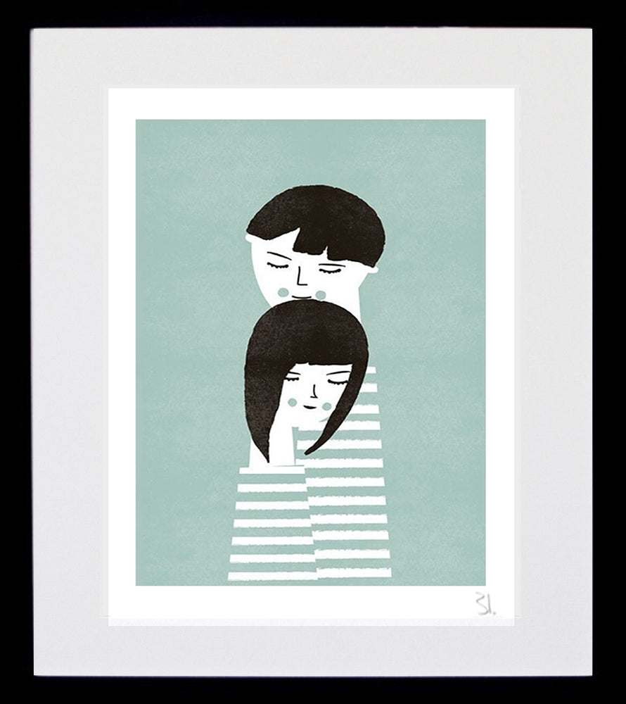 The Couple Black Frame