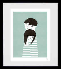 The Couple Black Frame