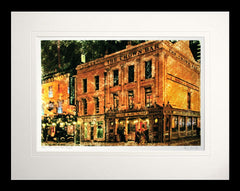 Belfast - The Crown Bar Two Flat Black Frame 60X47.5