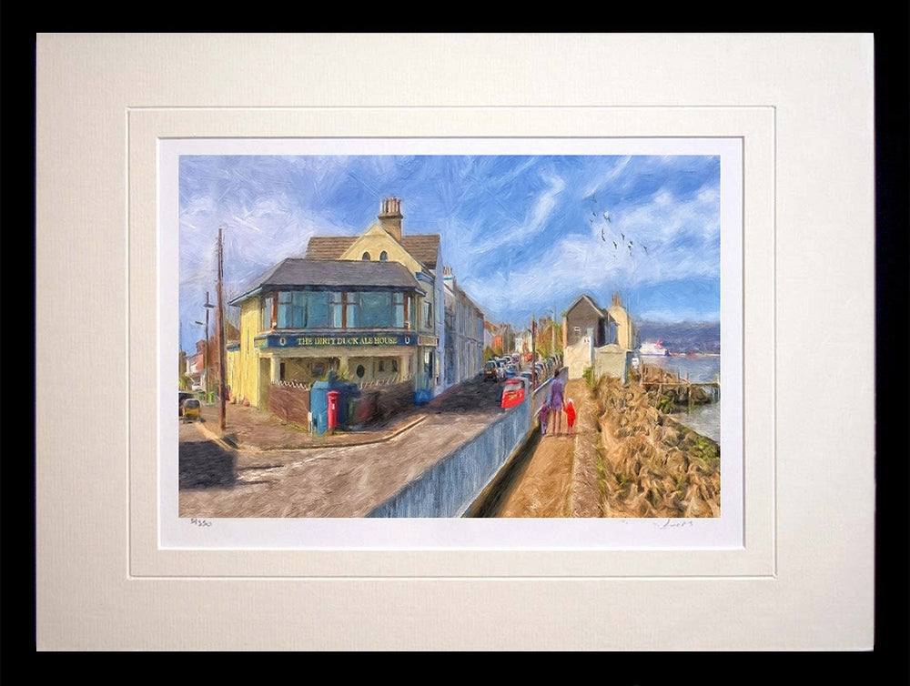 Co Down - The Dirty Duck Holywood Frame Black Box 40x30