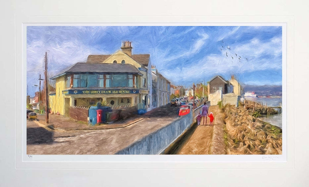 Co Down - The Dirty Duck Holywood Unframed 95.5x59