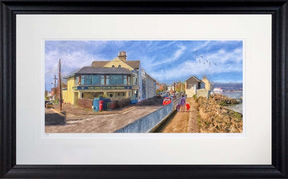 Co Down - The Dirty Duck Holywood Frame Black Moulded 71x45