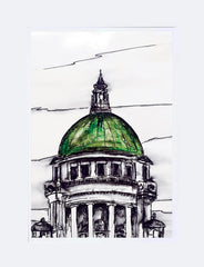 Sketchbook on Paper - The Dome City Hall Belfast Unframed