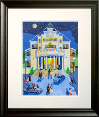 Print - The Floral Hall, Belfast Black Frame