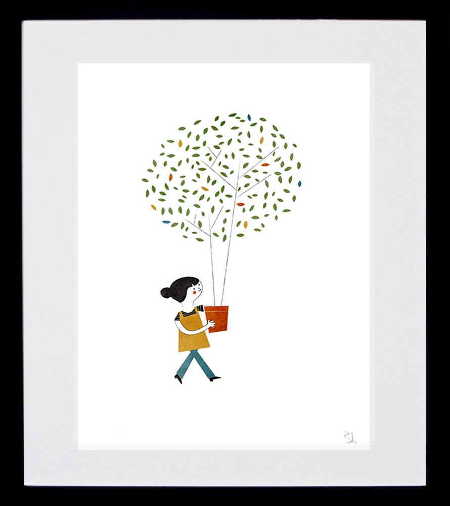 The Gardener Black Frame