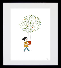 The Gardener Black Frame