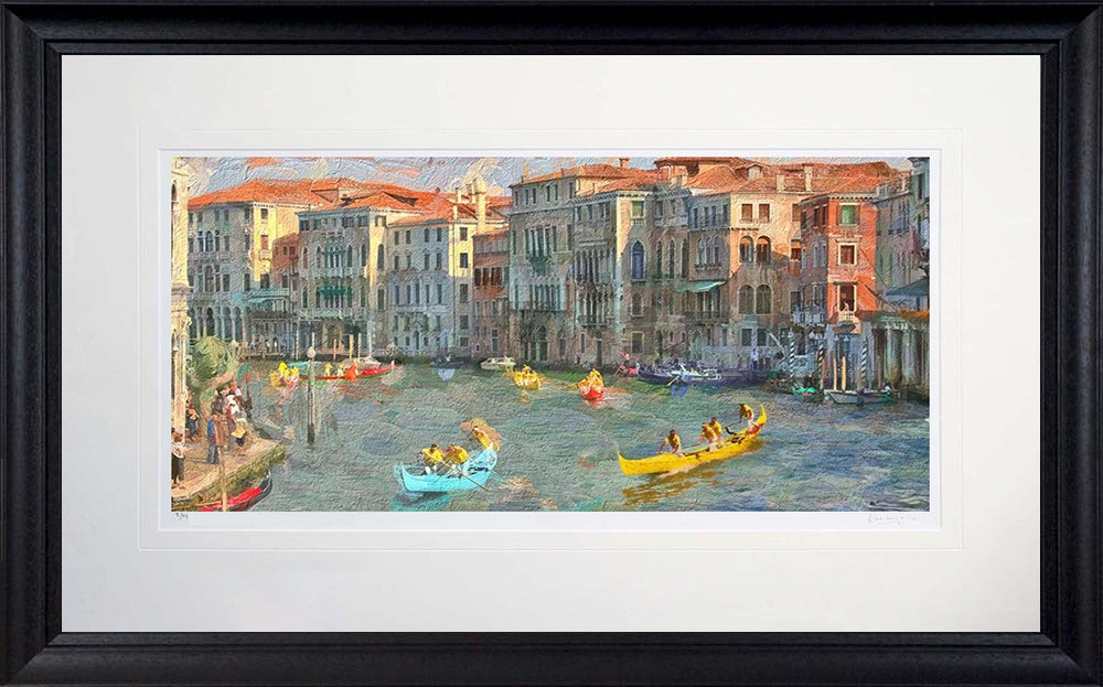 Other - The Gondola Race Venice Frame Black Moulded 71X45