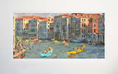 Other - The Gondola Race Venice Unframed 71x45
