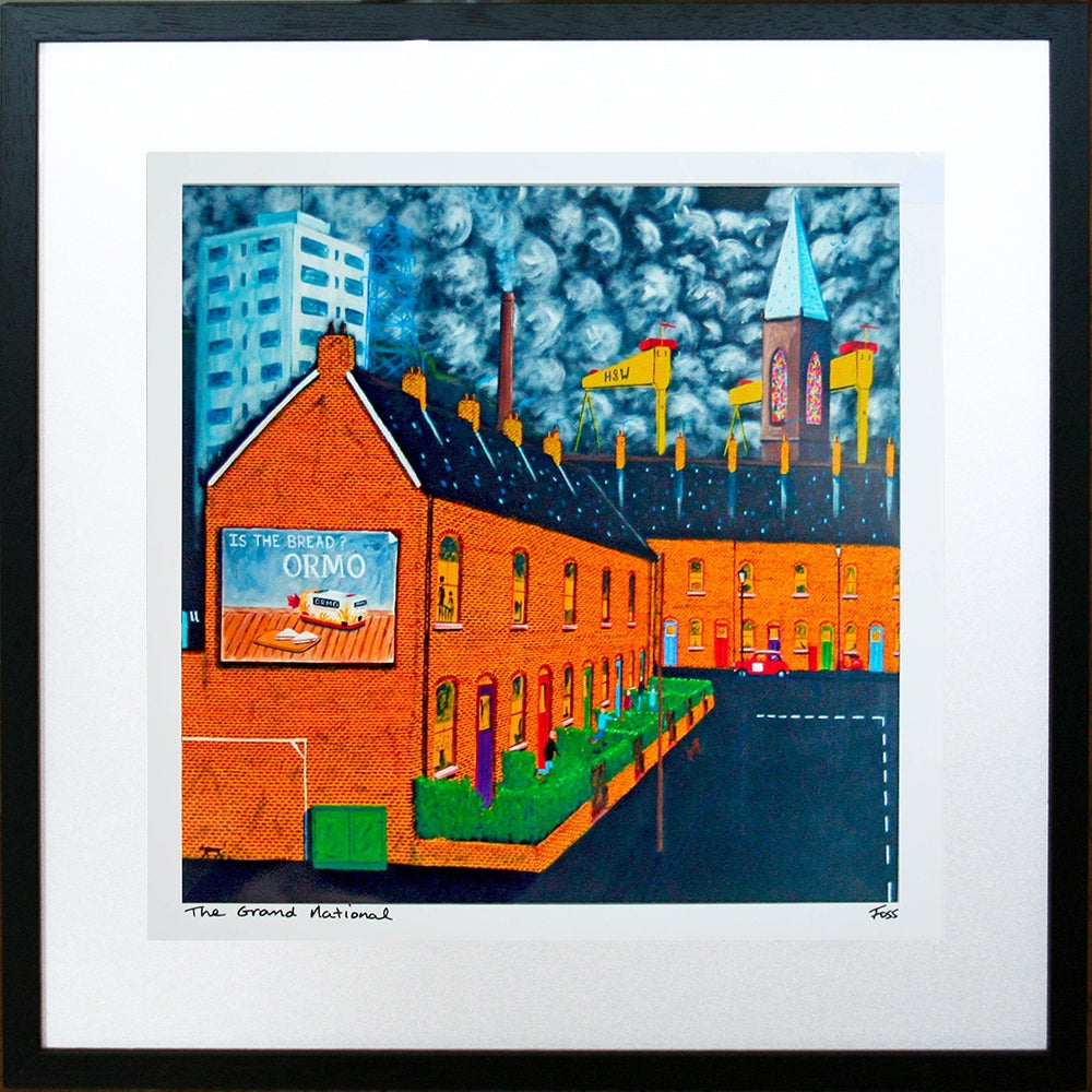 Grand National Framed 40 x 40