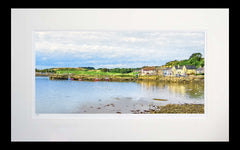 Co Down - The Harbour, Kircubbin Flat Black Frame