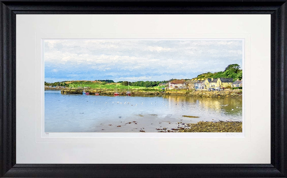 Co Down - The Harbour, Kircubbin Black Scoop Frame
