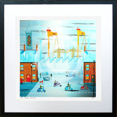 Print - The Irish Rovers-40 x 40-Black Box Frame