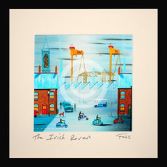 Print - The Irish Rovers-15 x 15-Small Flat Black Frame