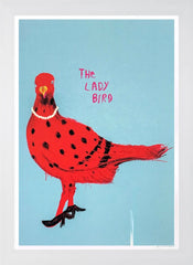 The Lady Bird - Flat White Frame