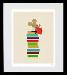 The Library Mouse Black Frame