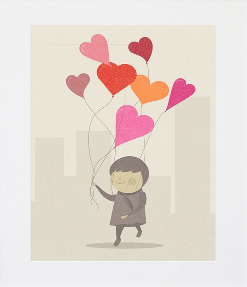 The Love Balloons Unframed