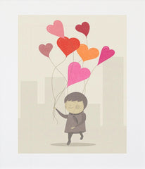 The Love Balloons Unframed