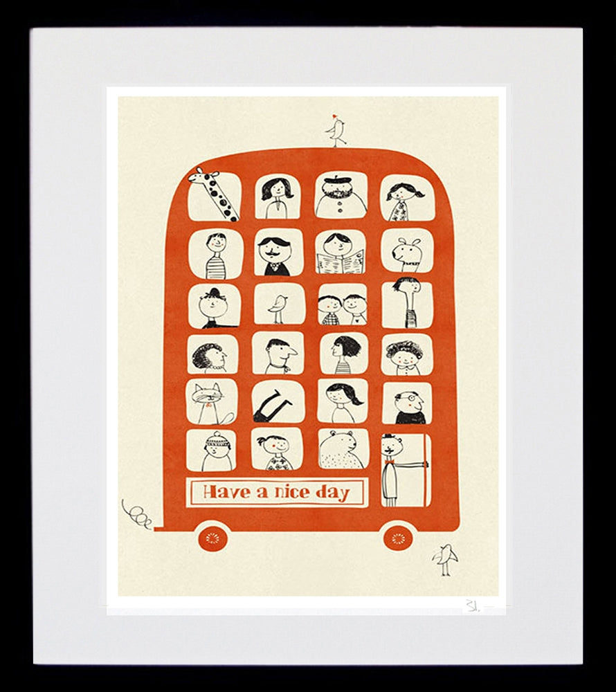 The Magic Bus Black Frame