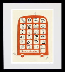 The Magic Bus Black Frame