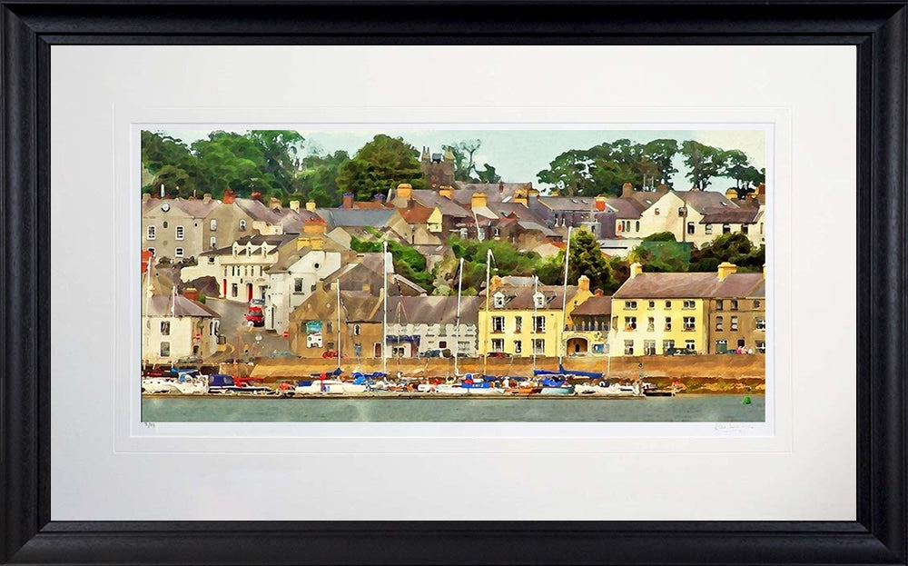 Co Down - The Marina, Portaferry Frame Black Moulded 71X45