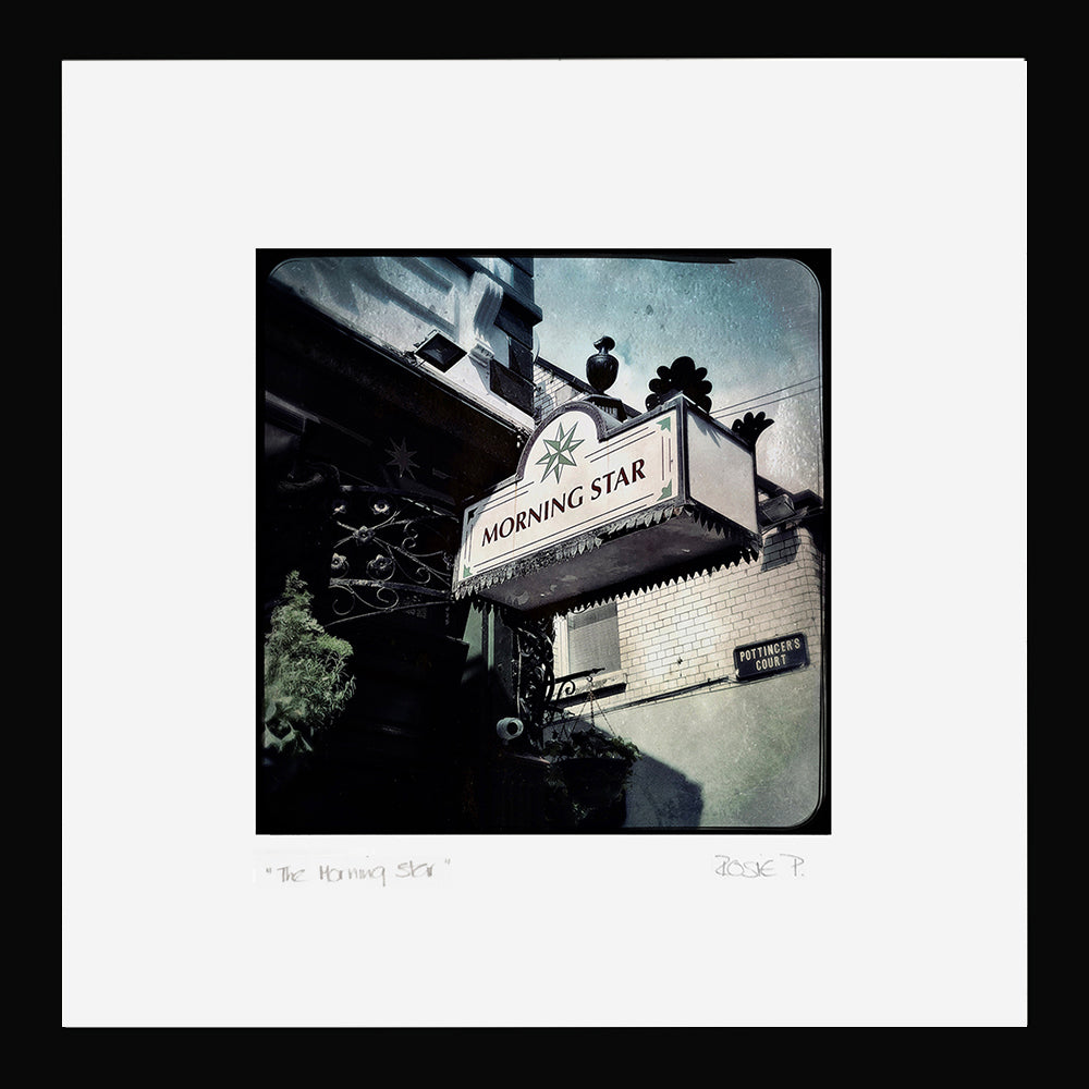 Belfast - The Morning Star Black Frame (No Mount)