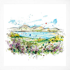 Print Open Edition Landscape - The Mournes From Murlough-30 x 30-White Box Frame (No Mount)