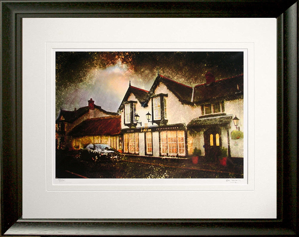 Co Down - The Old Inn Crawfordsburn Frame Black Moulded 60x47.5
