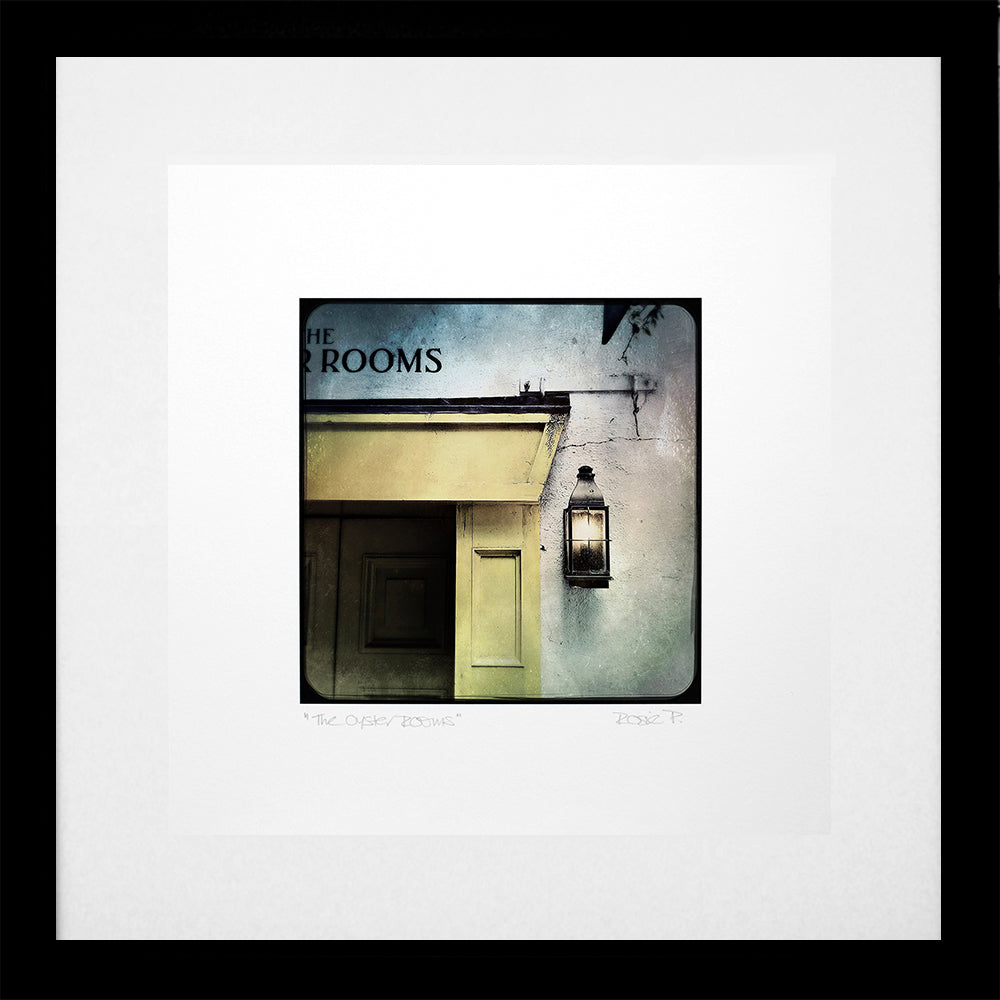 Belfast - The Oyster Rooms Black Frame (With Mount)