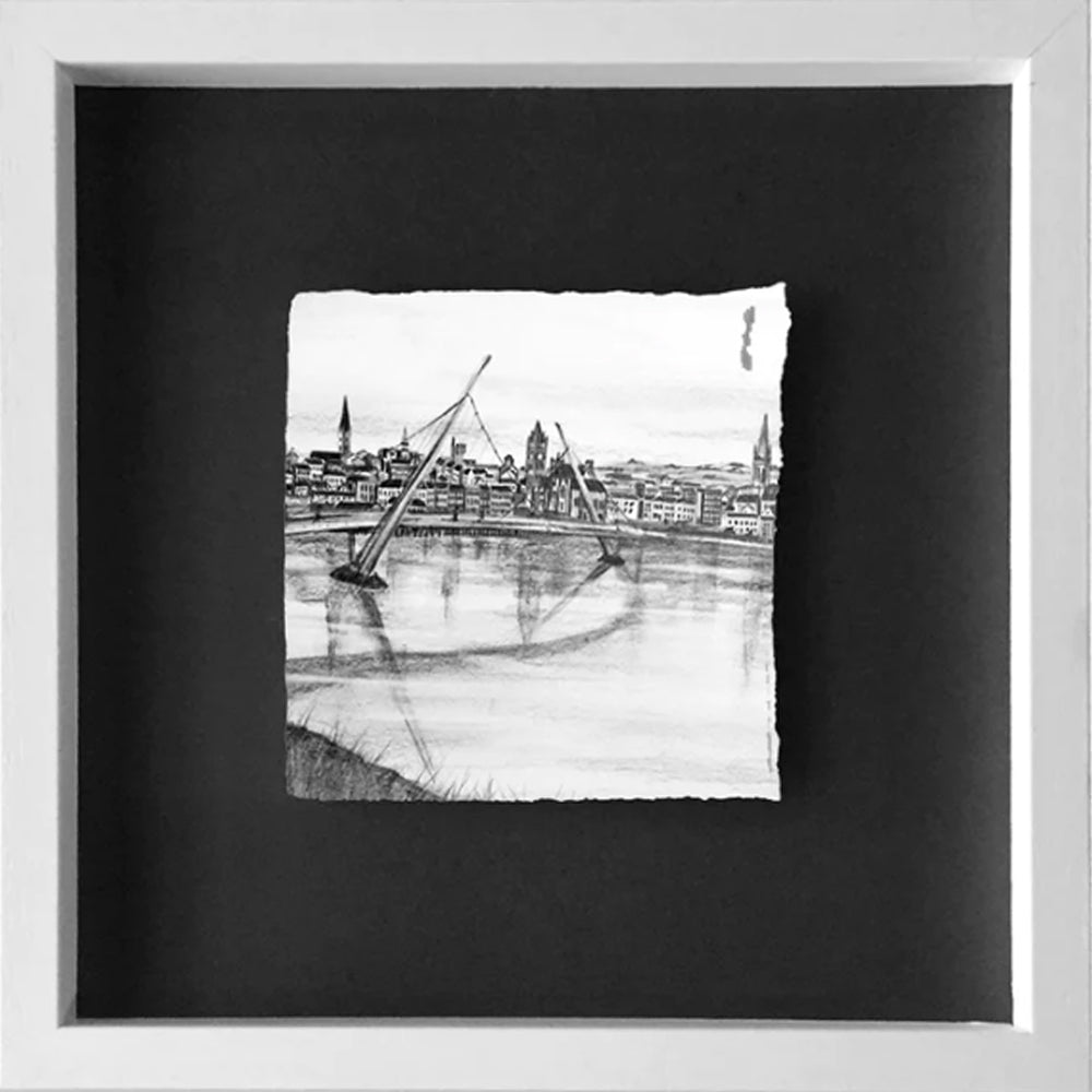 Memories - The Peace Bridge, Derry - Framed