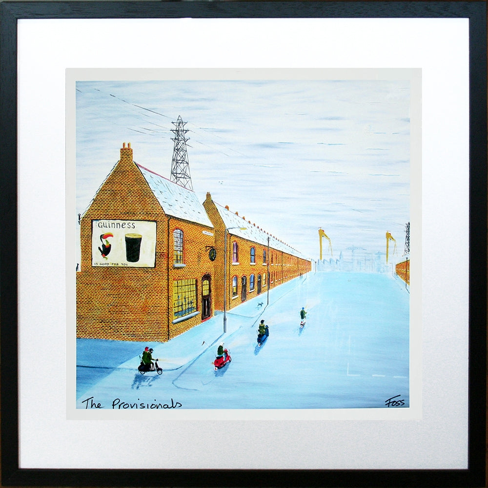 Print - The Provisionals 40 x 40 Framed