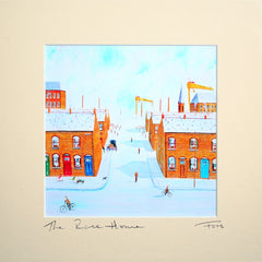 The Race Home Unframed 15 x 15