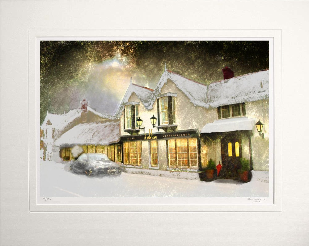 Co Down - The Red Umbrella Crawfordsburn Unframed 60x47.5