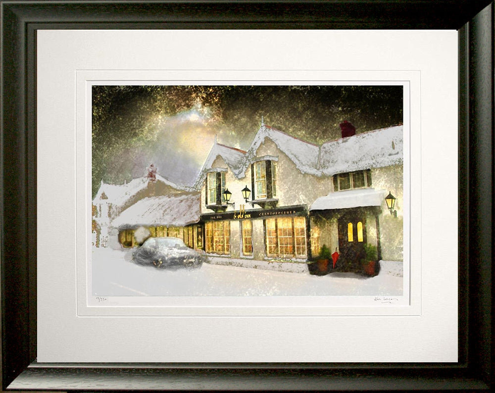 Co Down - The Red Umbrella Crawfordsburn Frame Black Moulded 60x47.5