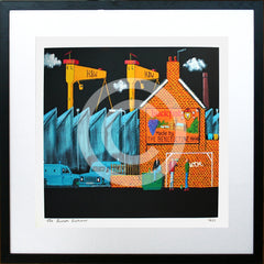 Print - The Rovers Return 2-40 x 40-Black Box Frame