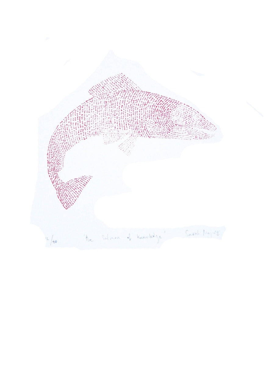 Screen Print - The Salmon of Knowledge
