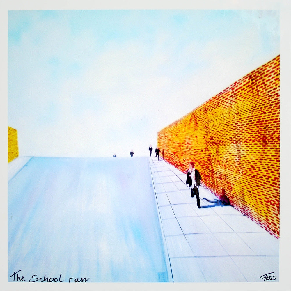 The School Run Unframed 40 x 40