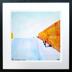 The School Run Framed 40 x 40