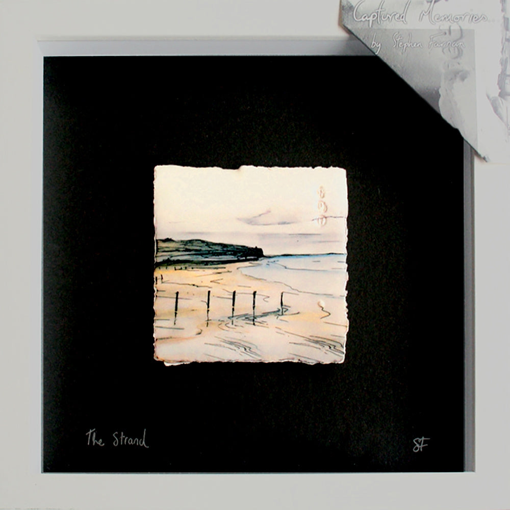 Memories - The Strand Portstewart-10 x 10-White Box Frame