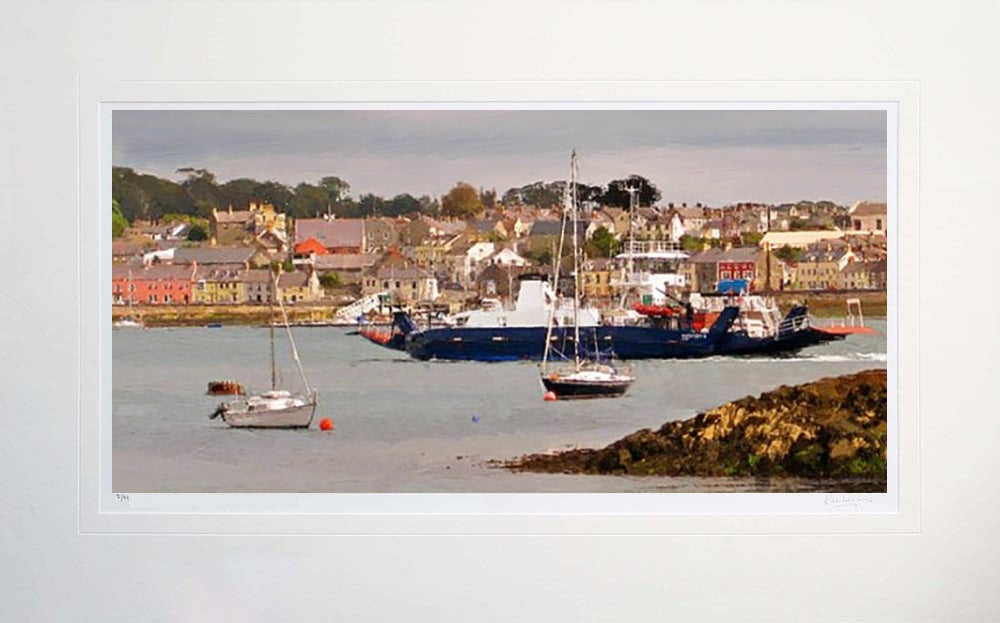 Co Down - The Strangford Ferry Unframed 71x45