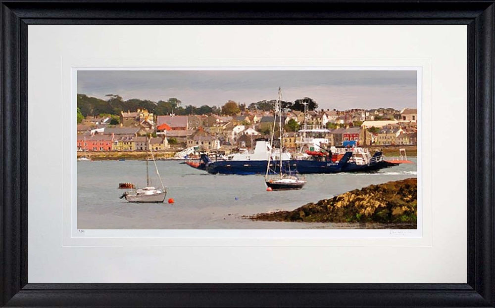 Co Down - The Strangford Ferry Frame Black Moulded 71X45