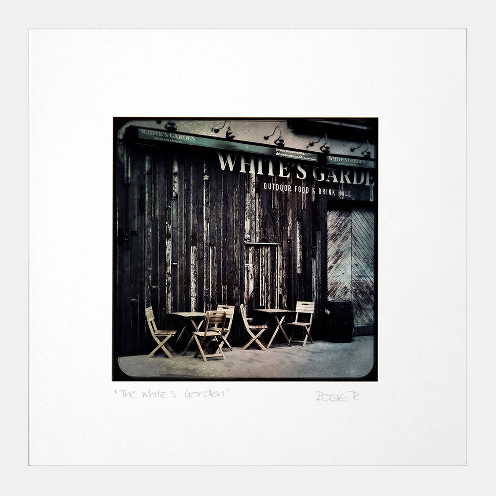 Belfast - The White's Garden White Frame (No Mount)