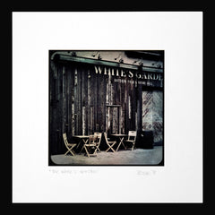 Belfast - The White's Garden Black Frame (No Mount)